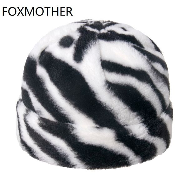 foxmother new fashion faux fur warm zebra beanie hat women gorros female winter caps ladies, Blue;gray
foxmother new fashion faux fur warm zebra beanie hat women gorros female winter caps ladies, Blue;gray