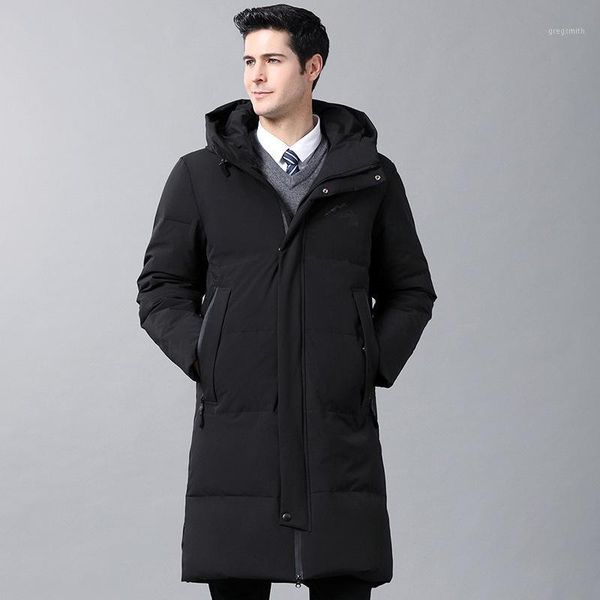 middle aged and elderly down jacket male father men's thickened down jacket knee length large white duck coat1, Black
middle aged and elderly down jacket male father men's thickened down jacket knee length large white duck coat1, Black