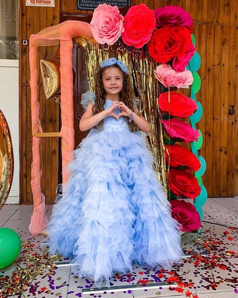 sky blue 2020 flower girl dresses lace tulle little girl wedding dresses communion pageant dresses gowns, White;blue
sky blue 2020 flower girl dresses lace tulle little girl wedding dresses communion pageant dresses gowns, White;blue