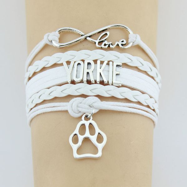 infinity love yorkie paw charm wrap bracelets paw print charms animal bracelet gifts for women & men bracelets jewelry, Golden;silver
infinity love yorkie paw charm wrap bracelets paw print charms animal bracelet gifts for women & men bracelets jewelry, Golden;silver