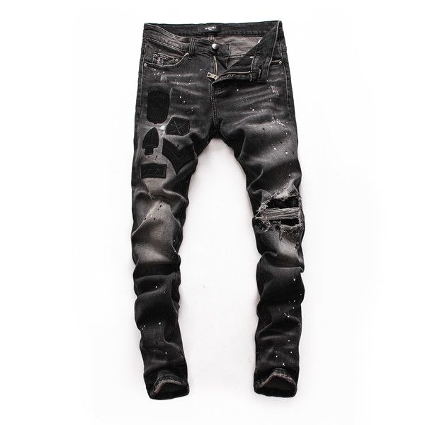 men's distressed ripped skinny jeans fashion mens jeans slim motorcycle moto biker causal mens denim pants men s designers jeans, Blue
men's distressed ripped skinny jeans fashion mens jeans slim motorcycle moto biker causal mens denim pants men s designers jeans, Blue