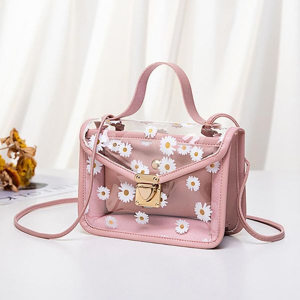 2020 fashion women transparent daisy pattern shoulder bag hardware chain strap size two bags messenger handbag composite tote
2020 fashion women transparent daisy pattern shoulder bag hardware chain strap size two bags messenger handbag composite tote