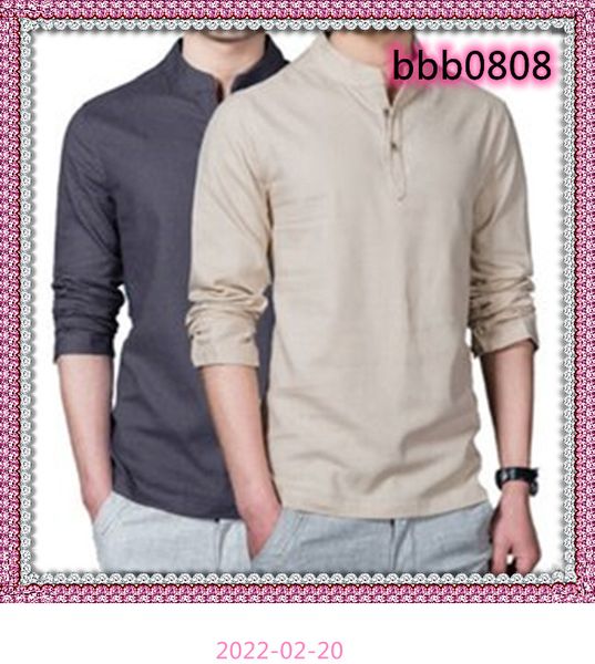 new spring summer casual men linen shirt long sleeve solid v neck collar leisure shirts men clothing morning exercise clothes, White;black
new spring summer casual men linen shirt long sleeve solid v neck collar leisure shirts men clothing morning exercise clothes, White;black