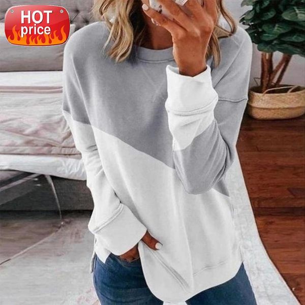 2020 spring autumn t shirt women clothes female o-neck tee patchwork t-shirt women long sleeve tee harajuku mujer camisetas #229t, White
2020 spring autumn t shirt women clothes female o-neck tee patchwork t-shirt women long sleeve tee harajuku mujer camisetas #229t, White