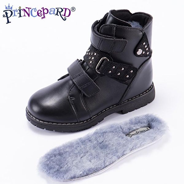 princeprd new winter classical children's orthopedic boots boys girls genuine leather orhopedic shoes kids 100% natral fur, Black
princeprd new winter classical children's orthopedic boots boys girls genuine leather orhopedic shoes kids 100% natral fur, Black