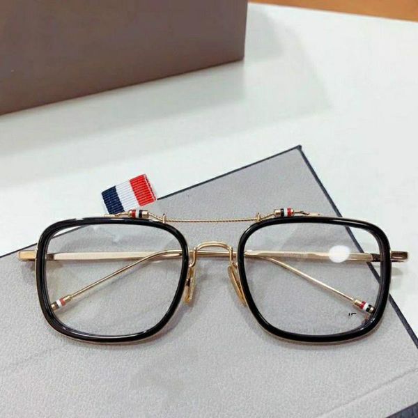 fashion sunglasses frames thom brand alloy acetate eyeglasses frame for men women glasses myopia prescription eyewear tb816, Black
fashion sunglasses frames thom brand alloy acetate eyeglasses frame for men women glasses myopia prescription eyewear tb816, Black