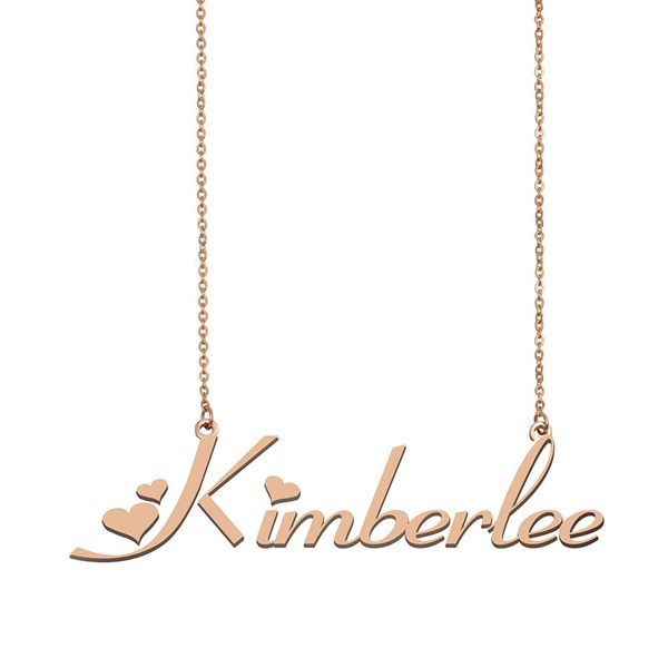 Kimberlee Name Necklace Custom Nameplate Pendant for Women Girls Birthday Gift Kids Best Friends Jewelry 18k Gold Plated Stainless Steel, Silver
Kimberlee Name Necklace Custom Nameplate Pendant for Women Girls Birthday Gift Kids Best Friends Jewelry 18k Gold Plated Stainless Steel, Silver
