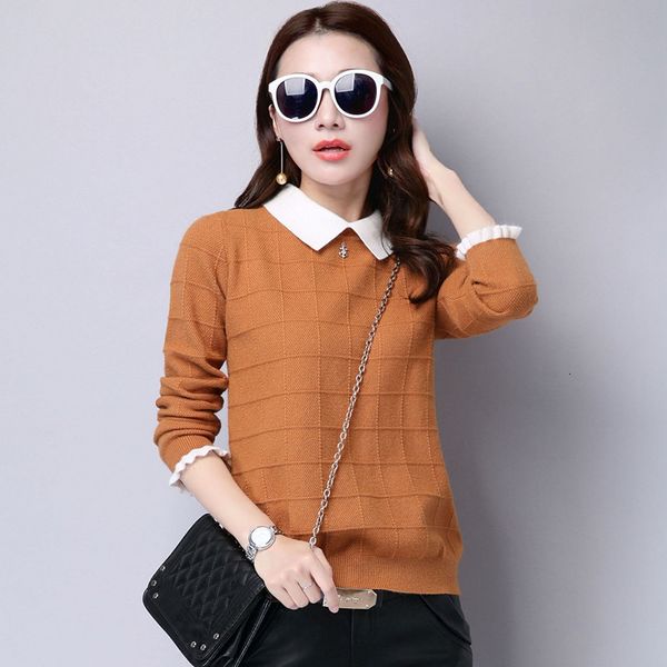 2020 autumn winter new women's sweater and pullover knitted casual solid jumper long sleeve sweaters female r754, White;black
2020 autumn winter new women's sweater and pullover knitted casual solid jumper long sleeve sweaters female r754, White;black