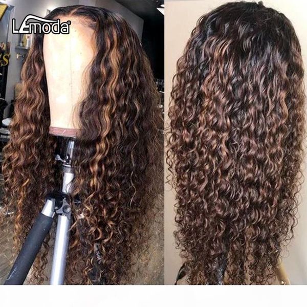 lemoda highlight lace front human hair wigs 13x4 ombre honey blonde human hair wig water wave wig pre plucked hd lace, Black;brown
lemoda highlight lace front human hair wigs 13x4 ombre honey blonde human hair wig water wave wig pre plucked hd lace, Black;brown