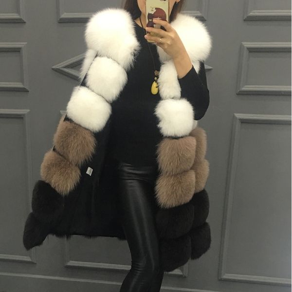 zadorin winter coat women thick warm luxury patchwork color faux fur vest coats soft fluffy fur jacket female vintage outerwear 201104, Black
zadorin winter coat women thick warm luxury patchwork color faux fur vest coats soft fluffy fur jacket female vintage outerwear 201104, Black