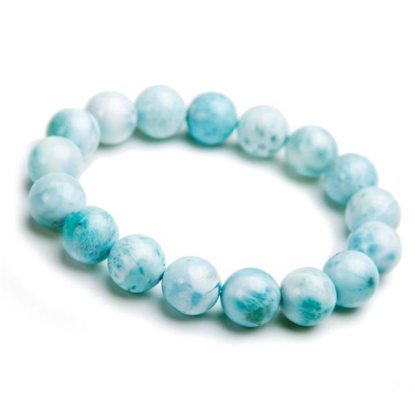 11mm blue natural larimar bracelets stretch healing crystal fashion jewelry natural stone round bead bracelet, Black
11mm blue natural larimar bracelets stretch healing crystal fashion jewelry natural stone round bead bracelet, Black