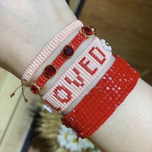 beaded, strands bluestar women miyuki bead bracelet for femme loved letter pulseras mujer moda red crystal handmade woven, Black
beaded, strands bluestar women miyuki bead bracelet for femme loved letter pulseras mujer moda red crystal handmade woven, Black