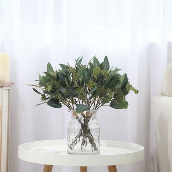 decorative flowers & wreaths simulation green oval eucalyptus with fruit fork grass plant artificial flower wall hanging plants home wedding
decorative flowers & wreaths simulation green oval eucalyptus with fruit fork grass plant artificial flower wall hanging plants home wedding