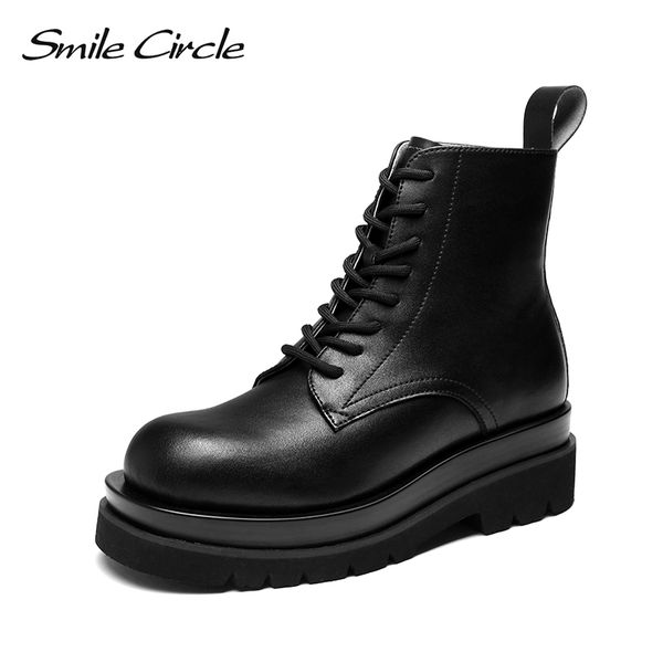 smile circle soft split leather women ankle female autumn winter shoes woman punk motorcycle boots q1104, Black
smile circle soft split leather women ankle female autumn winter shoes woman punk motorcycle boots q1104, Black