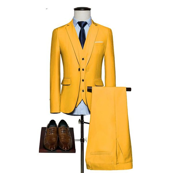 mens suits 2021 slim fit 3 piece groom wedding suit m-6xl red yellow dark green white purple suits for men (jacket+pants+vest, White;black
mens suits 2021 slim fit 3 piece groom wedding suit m-6xl red yellow dark green white purple suits for men (jacket+pants+vest, White;black