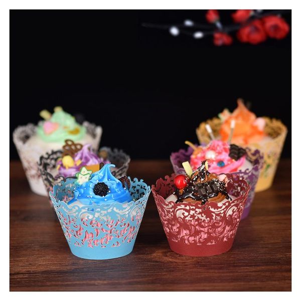 other festive & party supplies 50pcs cupcake wrappers decor baby shower laser paper cut cup cake wrapper cases decorating tools for wedding
other festive & party supplies 50pcs cupcake wrappers decor baby shower laser paper cut cup cake wrapper cases decorating tools for wedding
