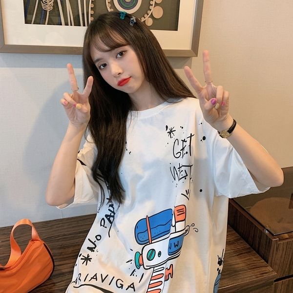 mhdbr front new casual loose oversized and back short letters funny graffiti medium coat t-shirt printed long sleeve t-shirt for wome, White
mhdbr front new casual loose oversized and back short letters funny graffiti medium coat t-shirt printed long sleeve t-shirt for wome, White
