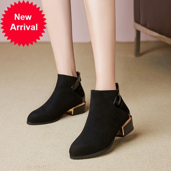 2021 the new estilo casual confortvel round toe tornozelo pintura preto vermelho mdio saltos grossos botas de motocicleta sapatos rpl3, Black
2021 the new estilo casual confortvel round toe tornozelo pintura preto vermelho mdio saltos grossos botas de motocicleta sapatos rpl3, Black