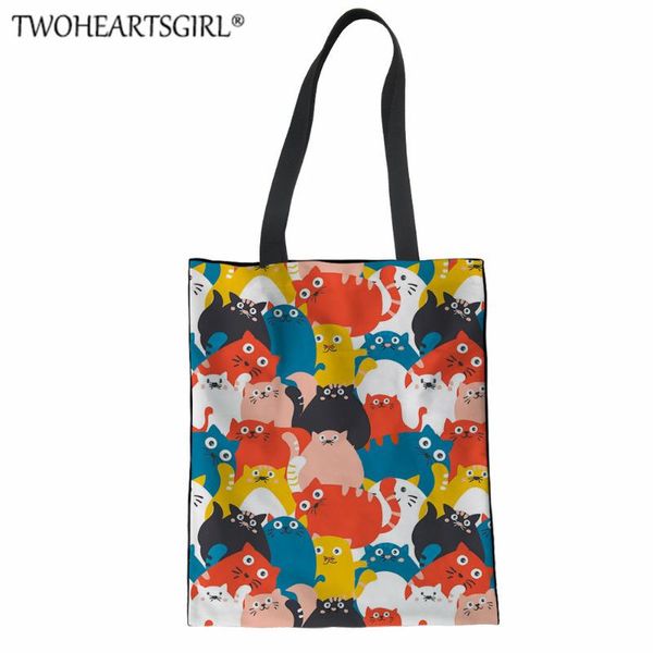 twoheartsgirl kawaii cat print ladies handbags cloth canvas handbags travel women eco reusable shoulder female big shopper bags
twoheartsgirl kawaii cat print ladies handbags cloth canvas handbags travel women eco reusable shoulder female big shopper bags