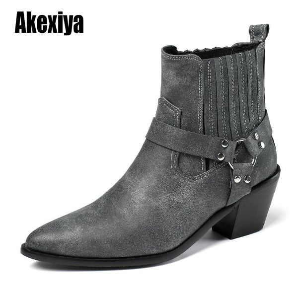 boots women ankle ladies british pu rivet metal buckle woman female chunky heels gray fashion platform shoes u911, Black
boots women ankle ladies british pu rivet metal buckle woman female chunky heels gray fashion platform shoes u911, Black