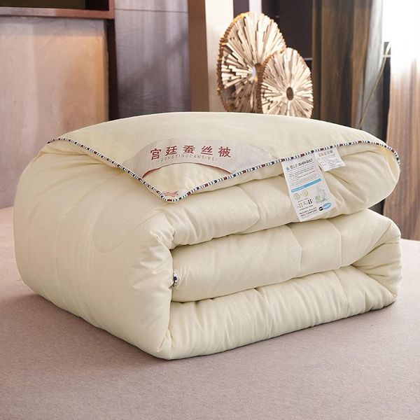 comforters & sets high grade 100%mulberry silk quilt quality handmade 4 season comforter blankets queen king winter bedding home textile
comforters & sets high grade 100%mulberry silk quilt quality handmade 4 season comforter blankets queen king winter bedding home textile