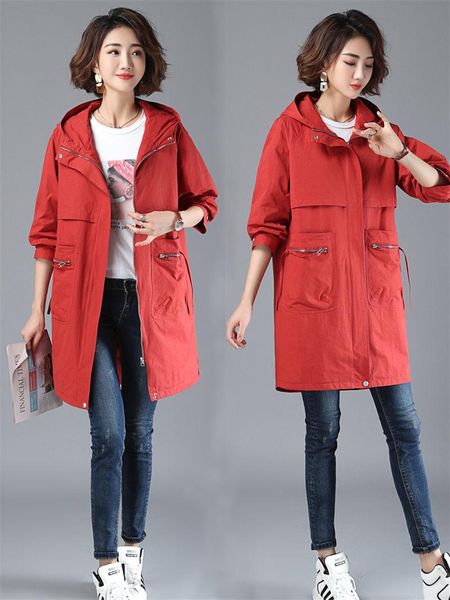 2020 autumn clothing women's new windbreaker loose large size chaqueta mujer casual cotton hooded long trench coat spring f2120, Tan;black
2020 autumn clothing women's new windbreaker loose large size chaqueta mujer casual cotton hooded long trench coat spring f2120, Tan;black