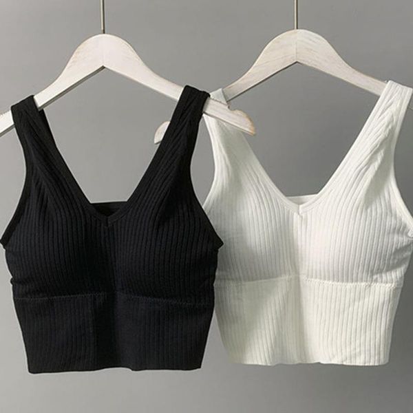 camisoles & tanks women tank crop knitted camisole massage pad underwear female backless sleeveless intimate lingerie femme, Black;white
camisoles & tanks women tank crop knitted camisole massage pad underwear female backless sleeveless intimate lingerie femme, Black;white