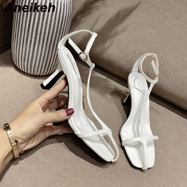 aneikeh 2020 new narrow band square toe women gladiator summer fashion ankle buckle strap low heels pumps sandals shoes y200702, Black
aneikeh 2020 new narrow band square toe women gladiator summer fashion ankle buckle strap low heels pumps sandals shoes y200702, Black