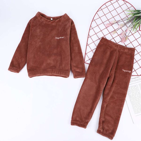 warm suit autumn and winter children's pajamas coral plush thickened housewear, Blue;red
warm suit autumn and winter children's pajamas coral plush thickened housewear, Blue;red