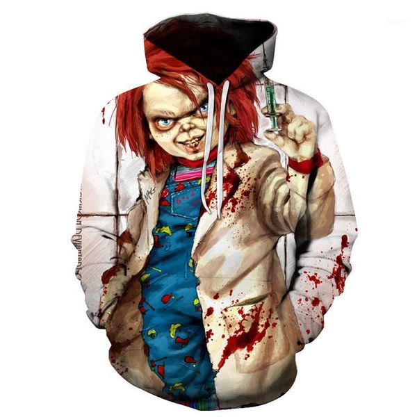 2019 explosions horror ghost 3d printing hoodies men women fashion trend long-sleeved pocket hooded sweatshirt pullover1, Black
2019 explosions horror ghost 3d printing hoodies men women fashion trend long-sleeved pocket hooded sweatshirt pullover1, Black
