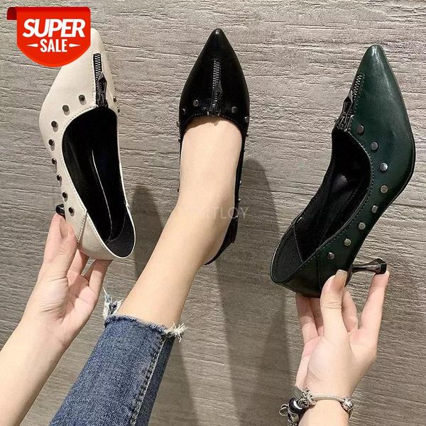 women fashion pointed toe green slip on stiletto heels for party lady cool black office heel shoes zapatos zipper zapatos mujer #9s0t
women fashion pointed toe green slip on stiletto heels for party lady cool black office heel shoes zapatos zipper zapatos mujer #9s0t