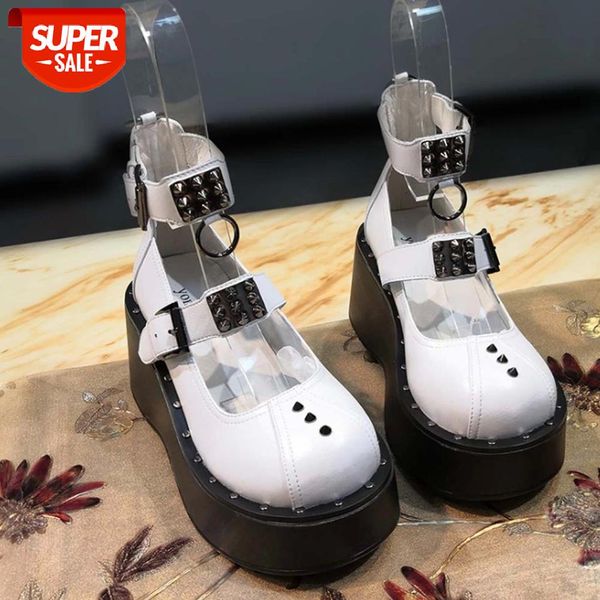 ribetrini genuine leather girls pumps solid platform buckle rivet marry janes women wedges punk cool fashion shoes woman #en2u
ribetrini genuine leather girls pumps solid platform buckle rivet marry janes women wedges punk cool fashion shoes woman #en2u