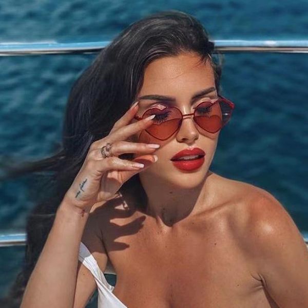 sunglasses fashion brand designer cute love heart women vintage gradient pink yellow sun glasses for female uv400, White;black
sunglasses fashion brand designer cute love heart women vintage gradient pink yellow sun glasses for female uv400, White;black