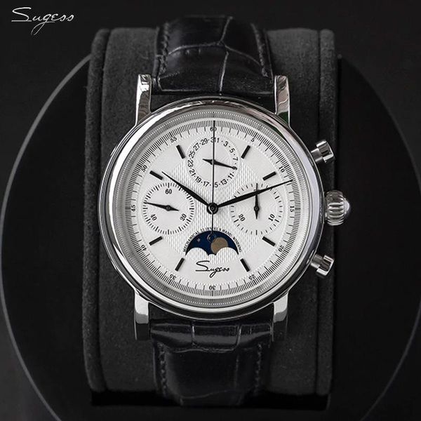 wristwatches fashion chronograph men mechanical watches business man luxury wristwatch waterproof moonphase watch for 2021, Slivery;brown
wristwatches fashion chronograph men mechanical watches business man luxury wristwatch waterproof moonphase watch for 2021, Slivery;brown