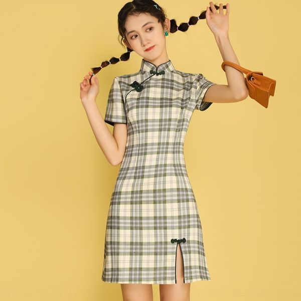 2020 summer style girl youth modified daily dress 2020 summer national style national cheongsam cheongsamgirl cheongsam youth modified daily, Black;gray
2020 summer style girl youth modified daily dress 2020 summer national style national cheongsam cheongsamgirl cheongsam youth modified daily, Black;gray