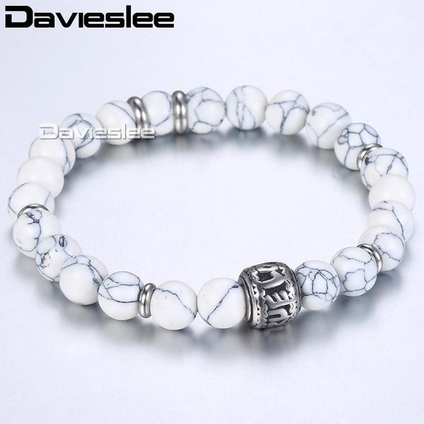 davieslee boho howlite камень бисера упругие браслет для мужчин женщины из нержавеющей стали белый 8 мм true love me шарм ldb27, Black
davieslee boho howlite камень бисера упругие браслет для мужчин женщины из нержавеющей стали белый 8 мм true love me шарм ldb27, Black