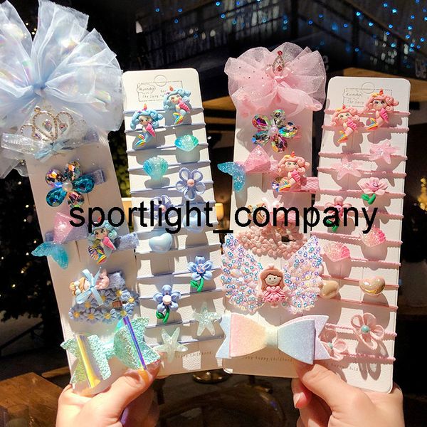 2022 21 pcs/box children cute colors cartoon flower crown elastic hair bands baby girls lovely rubber bands kids hair accessories, Slivery;white 
2022 21 pcs/box children cute colors cartoon flower crown elastic hair bands baby girls lovely rubber bands kids hair accessories, Slivery;white