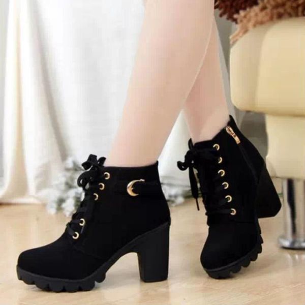 fashion new women boots ladies thick fur ankle boots female high heel platform rubber bottom winter shoes snow, Black
fashion new women boots ladies thick fur ankle boots female high heel platform rubber bottom winter shoes snow, Black