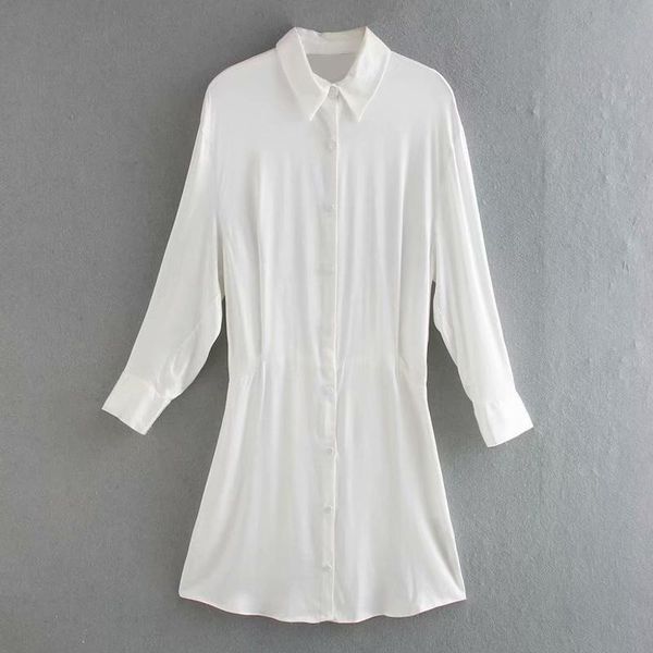 novalya silk satin dresses women fashion collected waisted dress women elegant office lady a line mini dresses female ladies iac, Black;gray
novalya silk satin dresses women fashion collected waisted dress women elegant office lady a line mini dresses female ladies iac, Black;gray