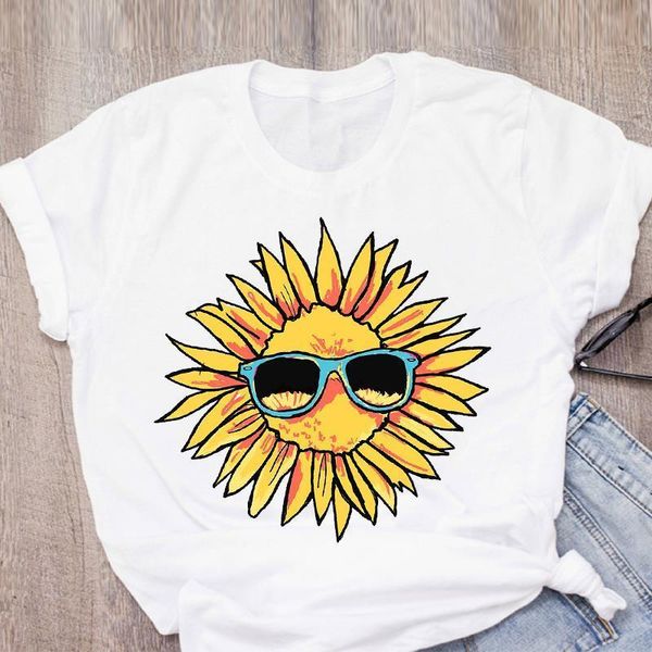 women graphic sunflower cool floral beach printed fruit summer lady t-shirt shirt womens clothing tee female t shirt, White
women graphic sunflower cool floral beach printed fruit summer lady t-shirt shirt womens clothing tee female t shirt, White