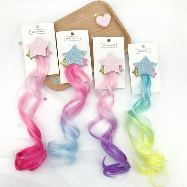 12pcs/lot glitter stars gradient wig hairclip braid curly hair bow for baby girls barrettes boutique hair clip princess hair accessories hot, Slivery;white
12pcs/lot glitter stars gradient wig hairclip braid curly hair bow for baby girls barrettes boutique hair clip princess hair accessories hot, Slivery;white