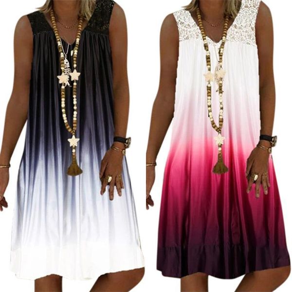 color stitching vest dress summer 2021 women gradient dresses lace up tank v neck famale loose vestidos plus size robe, Black;gray
color stitching vest dress summer 2021 women gradient dresses lace up tank v neck famale loose vestidos plus size robe, Black;gray