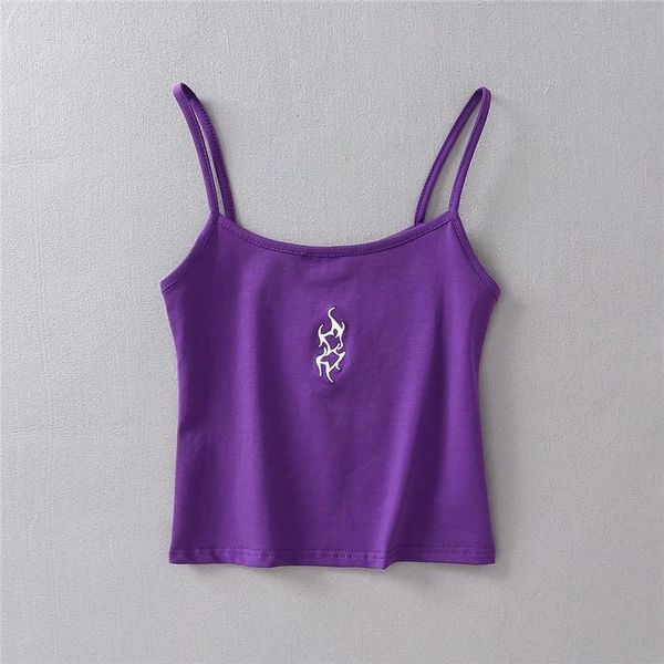 solid summer new fashion casual totem embroidered camisole female, street thin solid color sling female drop shipping, White
solid summer new fashion casual totem embroidered camisole female, street thin solid color sling female drop shipping, White