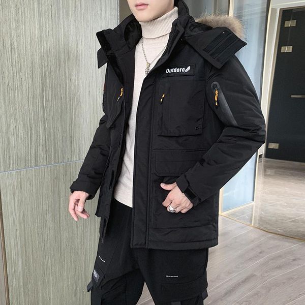 hooded winter down parkas coat men thick warm mens jacket windproof boyfriend gift parka erkek mont casacos masculinos, Black
hooded winter down parkas coat men thick warm mens jacket windproof boyfriend gift parka erkek mont casacos masculinos, Black