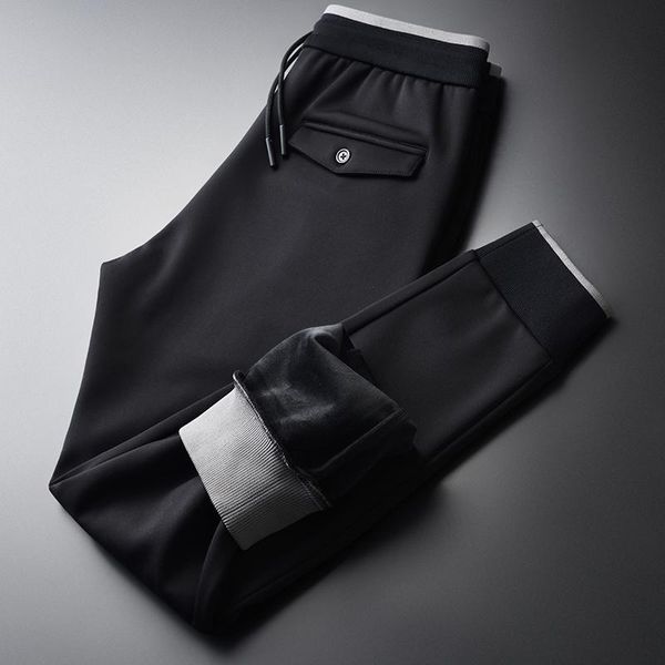2020 inner velvet mens pants luxury elastic waist black thick male pants plus size 4xl solid color slim fit man trousers
2020 inner velvet mens pants luxury elastic waist black thick male pants plus size 4xl solid color slim fit man trousers