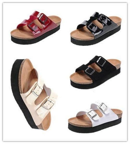2021 new famous arizona brik men flat heel cork slippers women genuine leather casual sandals with buckle summer beach thick bottom, Black
2021 new famous arizona brik men flat heel cork slippers women genuine leather casual sandals with buckle summer beach thick bottom, Black