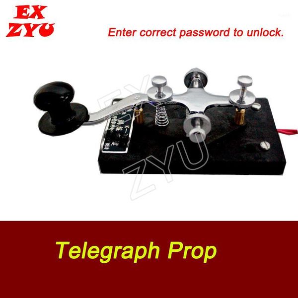 exzyu telegraph prop real life escape room game enter correct password to open lock chamber room1
exzyu telegraph prop real life escape room game enter correct password to open lock chamber room1