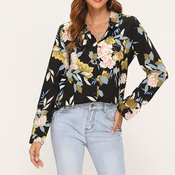 elegant printing women's shirt long sleeve turn down collar spring autumn loose blouse plus size, Black;white
elegant printing women's shirt long sleeve turn down collar spring autumn loose blouse plus size, Black;white