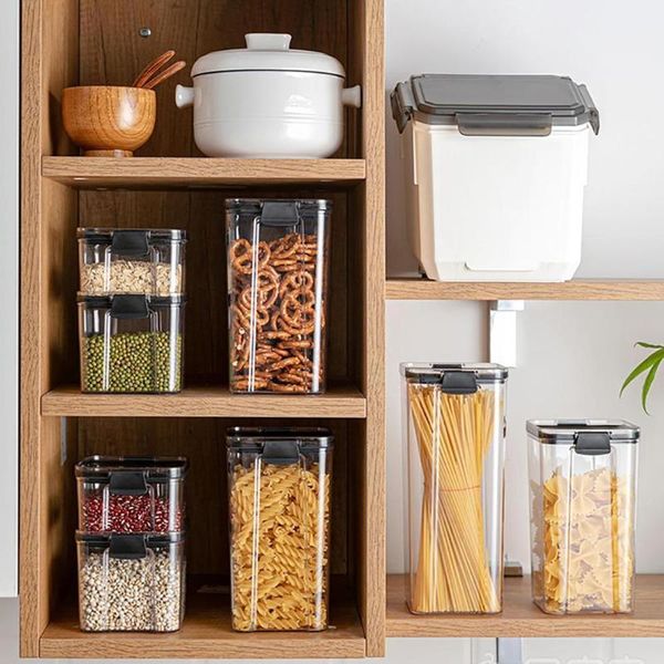 storage bottles & jars kitchen grain transparent sealed box container multigrain dry milk sugar jar accessories1
storage bottles & jars kitchen grain transparent sealed box container multigrain dry milk sugar jar accessories1