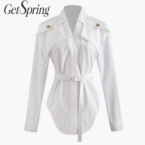 getspring women blouse large pocket decoration arc hem women shirt lace up long sleeve blouse white shirt long ladies 20201
getspring women blouse large pocket decoration arc hem women shirt lace up long sleeve blouse white shirt long ladies 20201